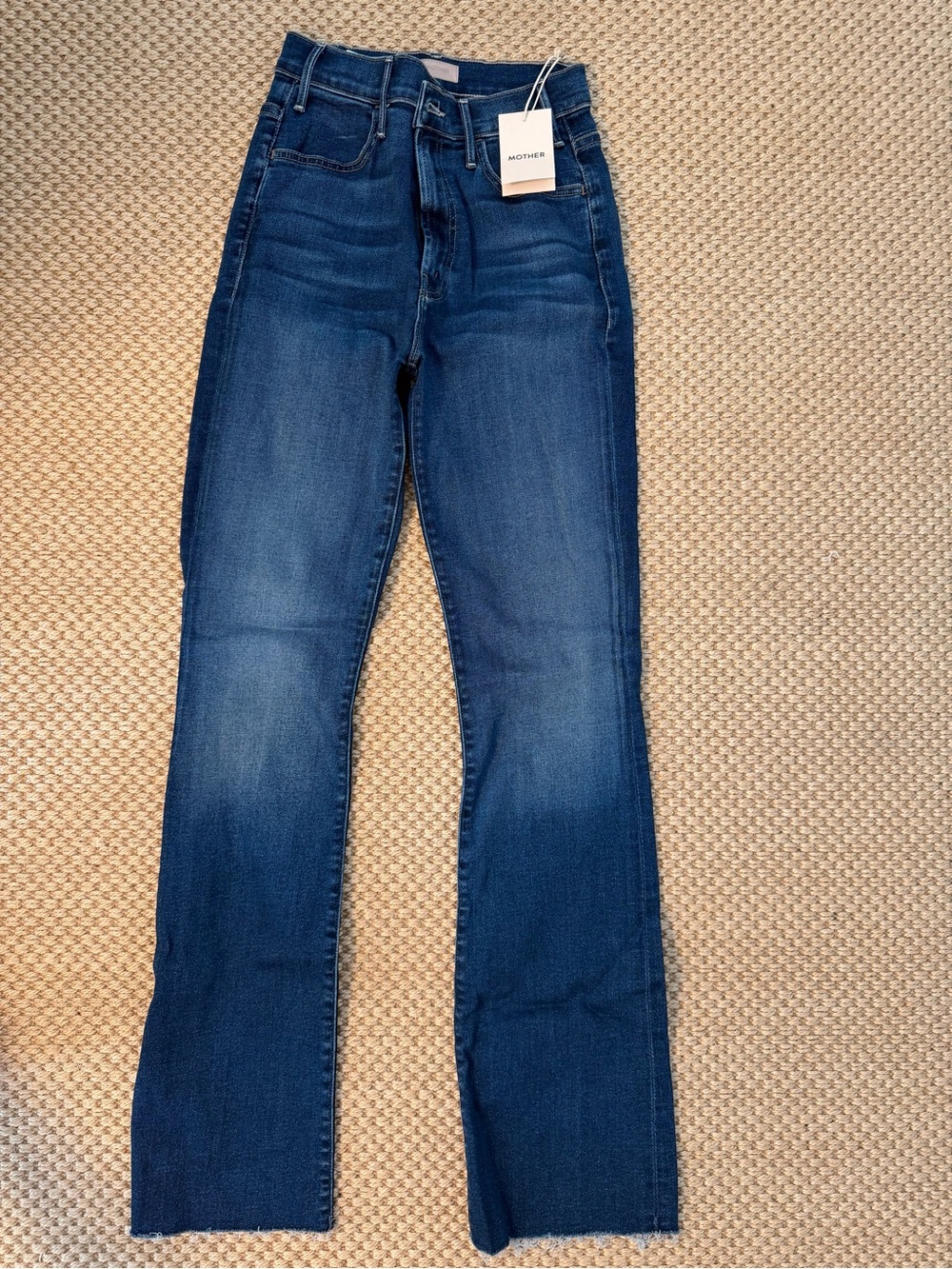 MOTHER The Hustler Heel Fray Jeans